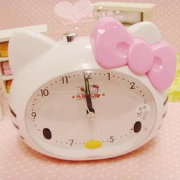 萌趣时光·让Hello Kitty唤醒每一天 欧式卡通闹钟静音评测推荐